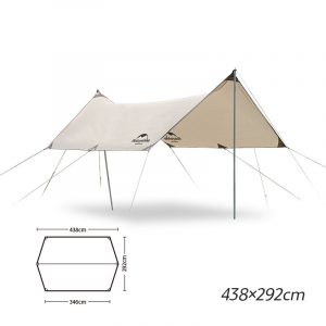 Tăng Glamping Naturehike NH20TM006 Hexagon có trụ chống